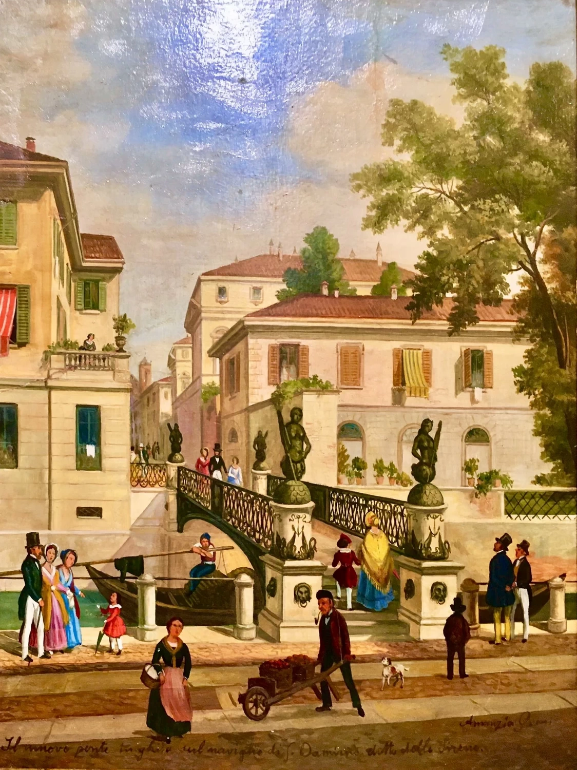 Il ponte al Naviglio di San Damiano detto delle Sirene